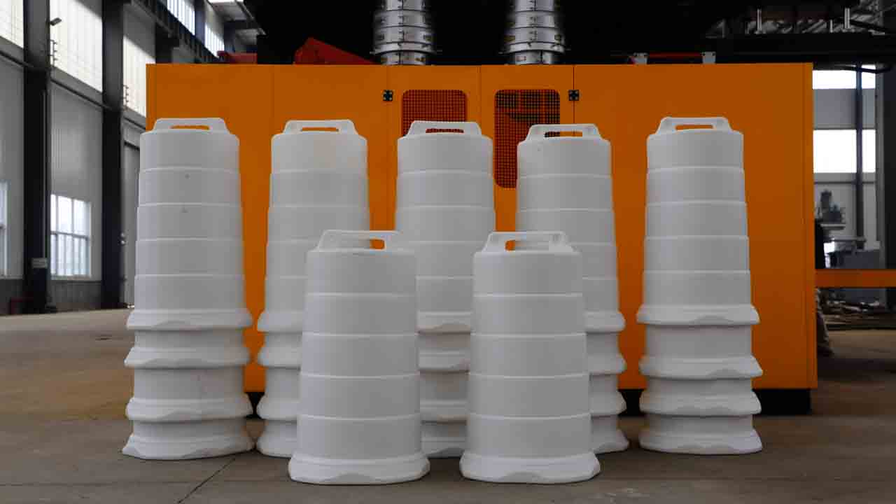 Máquina de moldagem por sopro de tambor de tráfego